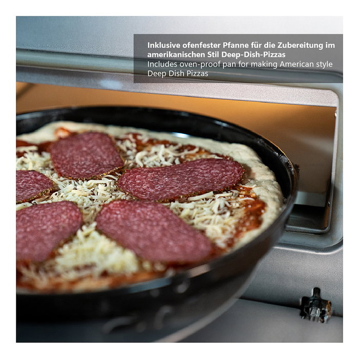 UNOLD 68815 Horno de Pizza Don Luigi, Horno de Pizza Eléctrico