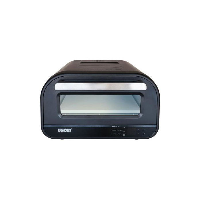 Unold Don Luigi Pizzaofen Negro 400°C 1700W Incluye Piedra y Accesorios