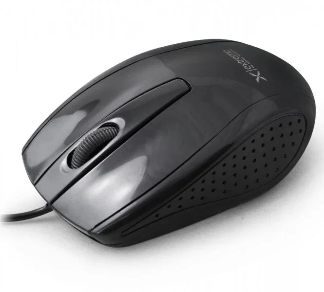 Esperanza XM110K Ratón para Oficina, Óptico, 1000 DPI, USB Tipo A, 3 Botones, Clic Silencioso, Diseño Ergonómico para Mano Derecha, Color Negro