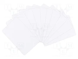 QOLTEC Tarjetas RFID 13,56MHz (10 unidades)