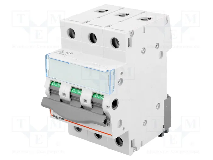 LEGRAND Interruptor de aislamiento FR300 de 3 polos 40A 400VAC LEGRAND Interruptor de aislamiento FR300 de 3 polos 40A 400VAC