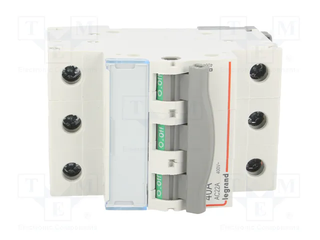 LEGRAND Interruptor de aislamiento FR300 de 3 polos 40A 400VAC LEGRAND Interruptor de aislamiento FR300 de 3 polos 40A 400VAC