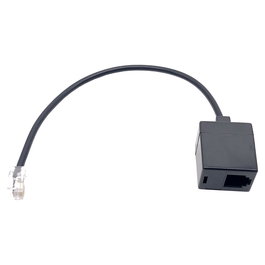 Fanvil T-03 Adaptador de Red RJ45 Hembra a Macho Derecho Negro