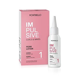 Montibel·Lo Impulsive Curl Waves Perm Lotion N. 1 Loción Permanente para Cabello Normal, Rizo Duradero, 75ml