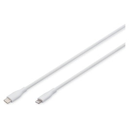Digitus Cable USB-C a Lightning 1m MFI Blanco