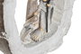 DKD Home Decor Nacimiento Dorado Gris Claro Resina 6 x 22 x 19.5 cm