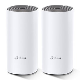 TP-Link Deco E4 Sistema WiFi Mesh AC1200 Dual-Band (2.4GHz y 5GHz) Pack de 2 | Elimina Zonas sin Cobertura hasta 260m² con Roaming Perfecto (DECO E4(2-PACK) V3)