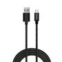 Savio cl-129 usb - usb type c cable 2.1a, braid, 2m