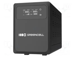 Green Cell UPSLPPC1000 UPS 1500VA 1000W con AVR y pantalla LCD