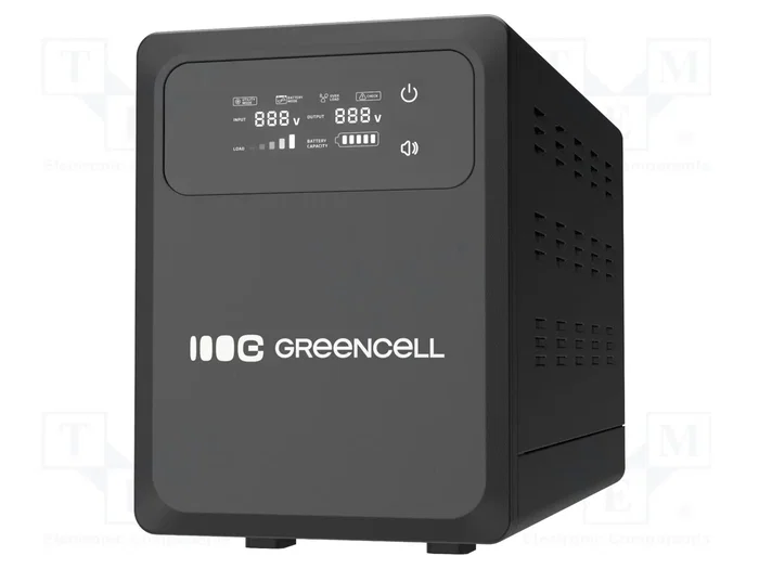 Green Cell UPSLPPC1000 PowerCore 1500VA 1000W con pantalla LCD Green Cell UPSLPPC1000 PowerCore 1500VA 1000W con pantalla LCD
