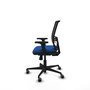 PIQUERAS Y CRESPO Silla de oficina Yunquera con mecanismo Sincro, Azul y Negro