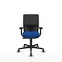 PIQUERAS Y CRESPO Silla de oficina Yunquera con mecanismo Sincro, Azul y Negro