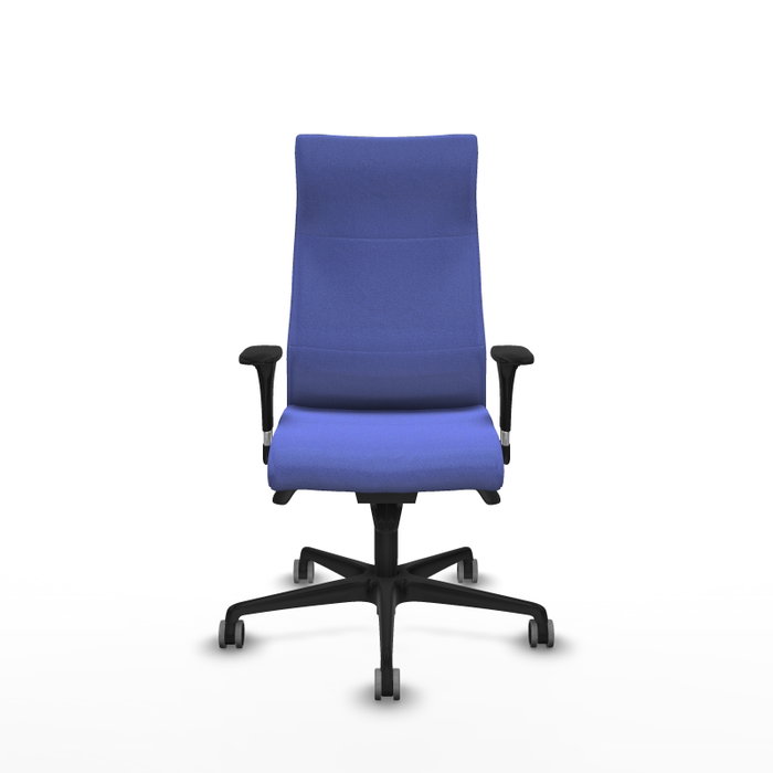 PIQUERAS Y CRESPO Sillón Albacete Azul Claro con Mecanismo Sincro y Brazos 1D