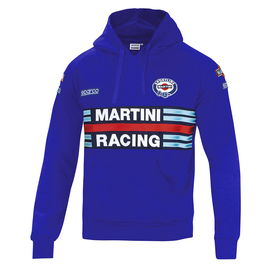 Sudadera con Capucha Sparco Martini Racing Azul