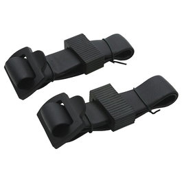 Biotop Collar de Caucho Flexible para Árboles Jóvenes, 2.5 x 45 cm, Negro, Paquete de 2 Unidades - Entutorar