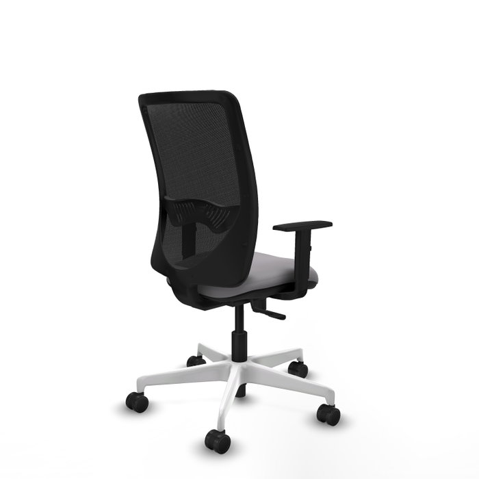 PIQUERAS Y CRESPO Silla de oficina Zulema con mecanismo Sincro, Gris y Negro