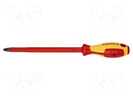 KNIPEX Destornillador aislado Pozidriv® PZ4 de 200 mm