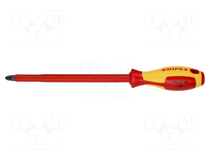 KNIPEX Destornillador aislado Pozidriv® PZ4 de 200 mm KNIPEX Destornillador aislado Pozidriv® PZ4 de 200 mm