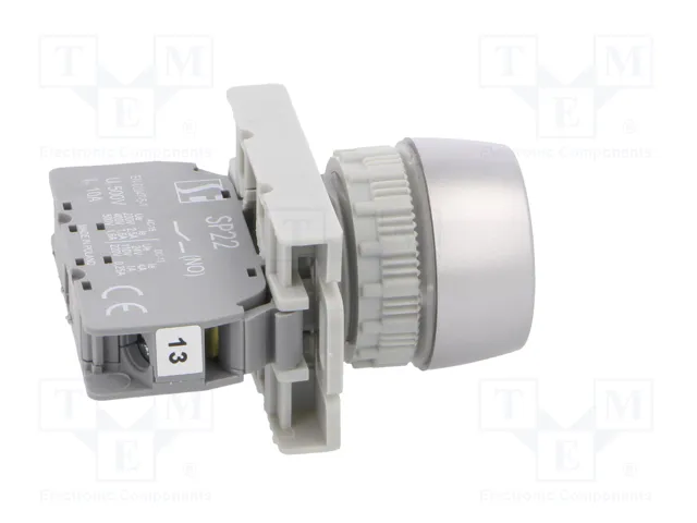 SPAMEL Interruptor de presión verde 22mm NA SPAMEL Interruptor de presión verde 22mm NA