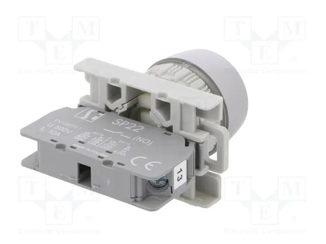 SPAMEL Interruptor de presión verde 22mm NA SPAMEL Interruptor de presión verde 22mm NA