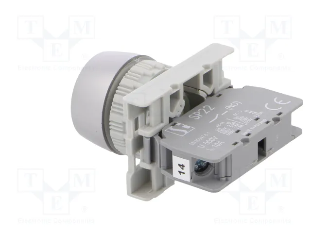 SPAMEL Interruptor de presión verde 22mm NA SPAMEL Interruptor de presión verde 22mm NA