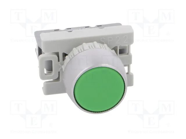 SPAMEL Interruptor de presión verde 22mm NA SPAMEL Interruptor de presión verde 22mm NA