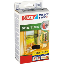 Tesa Insect Stop Mosquitera de abrir y cerrar 1,3x1,5m negro