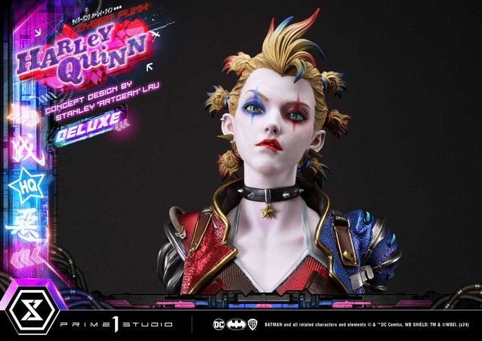 Prime 1 Studio Harley Quinn Cyberpunk Deluxe Bonus Version Estatua Ultimate Premium Masterline Prime 1 Studio Harley Quinn Cyberpunk Deluxe Bonus Version Estatua Ultimate Premium Masterline