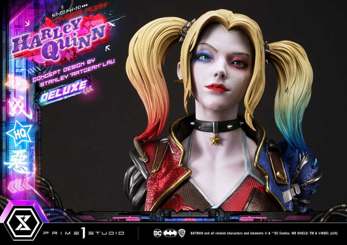 Prime 1 Studio Harley Quinn Cyberpunk Deluxe Bonus Version Estatua Ultimate Premium Masterline Prime 1 Studio Harley Quinn Cyberpunk Deluxe Bonus Version Estatua Ultimate Premium Masterline