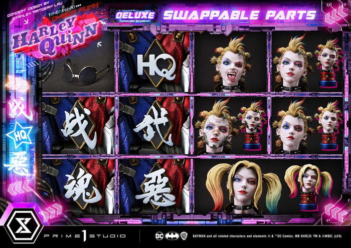Prime 1 Studio Harley Quinn Cyberpunk Deluxe Bonus Version Estatua Ultimate Premium Masterline Prime 1 Studio Harley Quinn Cyberpunk Deluxe Bonus Version Estatua Ultimate Premium Masterline