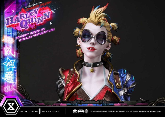 Prime 1 Studio Harley Quinn Cyberpunk Deluxe Bonus Version Estatua Ultimate Premium Masterline Prime 1 Studio Harley Quinn Cyberpunk Deluxe Bonus Version Estatua Ultimate Premium Masterline