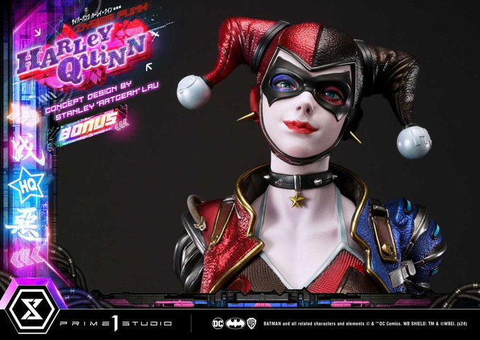 Prime 1 Studio Harley Quinn Cyberpunk Deluxe Bonus Version Estatua Ultimate Premium Masterline Prime 1 Studio Harley Quinn Cyberpunk Deluxe Bonus Version Estatua Ultimate Premium Masterline