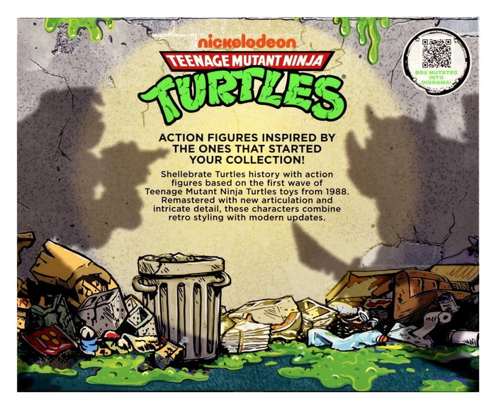 Playmates Las Tortugas Ninja: Remastered Figuras Raphael vs. Rocksteady