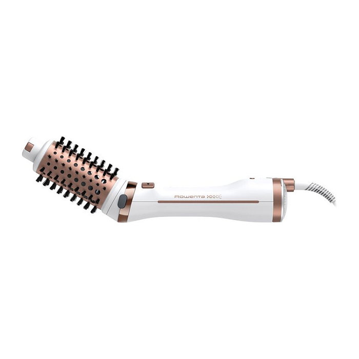 Rowenta CF 9720 Brush Activ Ultimate Care - Cepillo de Aire Caliente, 80 °C, 3 Temperaturas, 3 Velocidades, Tecnología Iónica, Color Cobre y Blanco