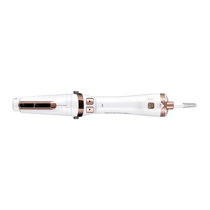 Rowenta CF 9720 Brush Activ Ultimate Care - Cepillo de Aire Caliente, 80 °C, 3 Temperaturas, 3 Velocidades, Tecnología Iónica, Color Cobre y Blanco