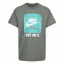 Camiseta de Manga Corta Infantil Nike Future Utility Ss Gris oscuro