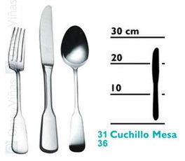 OMS Euro Cuchillo Mesa Mbc (Set de 12)
