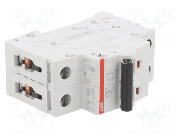 ABB S200M-D10 Interruptor magnetotérmico 2 polos 10A Caract D ABB S200M-D10 Interruptor magnetotérmico 2 polos 10A Caract D