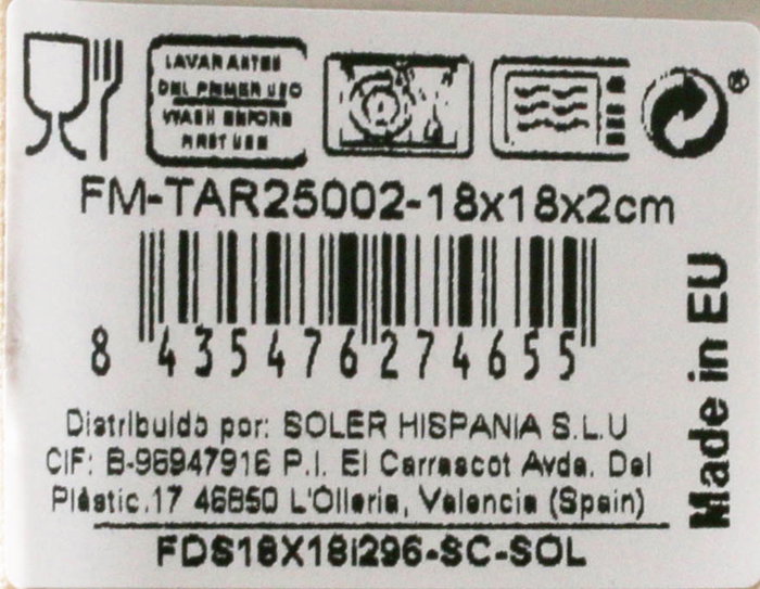 La Mediterranea Plato de Postre Tardor Elite Brillo 18 cm La Mediterranea Plato de Postre Tardor Elite Brillo 18 cm