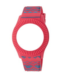 Watxandco Correa de Silicona Rosa 43mm