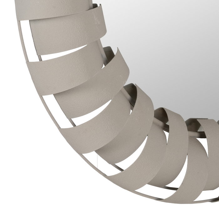 Espejo Blanco Metal Decoración 87 X 7,50 X 87 cm