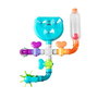 Nûby CRAZY TUBES Juguete de Baño para Bebés y Niños Pequeños +18 Meses, Set de 10 Piezas Interactivas con Ventosas