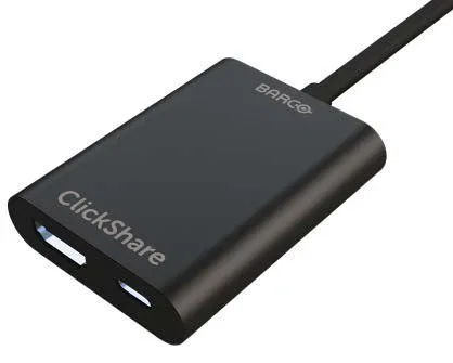 Barco R9861581 Emisor inalámbrico ClickShare para presentaciones, Negro, Compatible con ClickShare Bar Core, Bar Pro, CX-50 2nd gen, Hub Core, Hub Pro