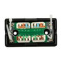 Extralink Caja de conexión CAT5E UTP EX.9588, negro