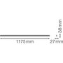 Ledvance Luminaria LED Lineal Compact 20W 2000Lm 3000K 140º IP20