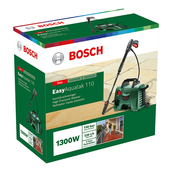 Bosch EasyAquatak 110 Lavadora de alta presión - 1300 W