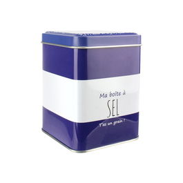 Cook Concept Caja Metal Sel Bote para Sal 7,5x7,5x10 cm