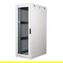 ROLINE 26.21.0153 Bastidor Servidor Rack 36U 19 Pulgadas, Gris, 600x1000 mm (BxT), 1000 kg, Puertas de Plexiglas Extraíbles, Patas Ajustables