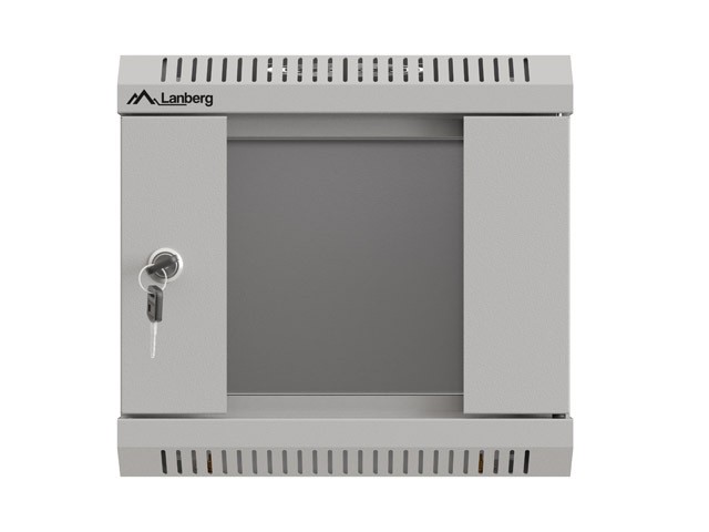 Lanberg Armario Rack de Pared 10 pulgadas 4U Gris