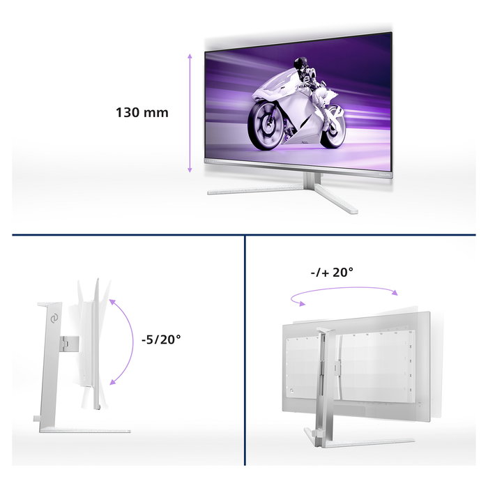 Philips 27M2N8500/00 Monitor Gaming QD OLED 26.5" 2560x1440 0.03 ms 360 Hz HDMI 2.1 DP 1.4 USB Negro